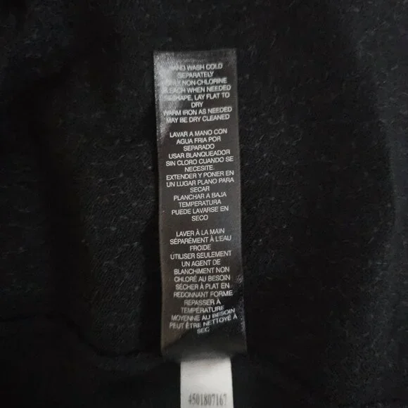 White House Black Market Cashmere Blend Sparkly Off-Shoulder Pullover Sweater S - Picture 7 of 11